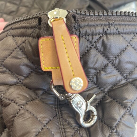 MZ Wallace Walnut Medium Sutton Deluxe Top Handle  Crossbody Bag - NWT - Picture 10 of 11